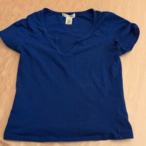 Banana Republic Royal Blue Short Sleeve Tee